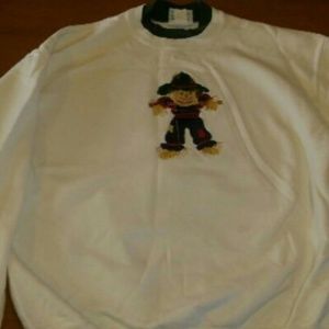 Women's size XL scarecrow sweatshirt